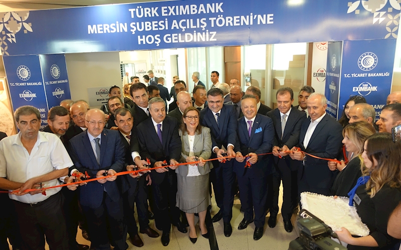 Türk Eximbank Mersin Şubesi Açılış Töreni Gerçekleştirildi.