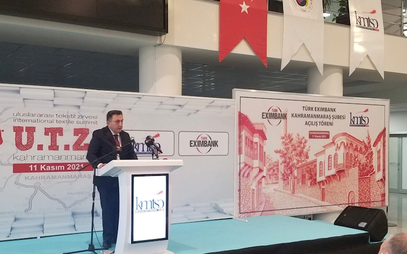 Türk Eximbank Kahramanmaraş Şubesi Açılış Töreni Gerçekleştirildi